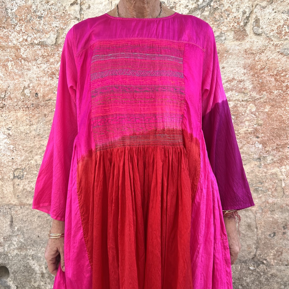 Vacation printed loose dress 236