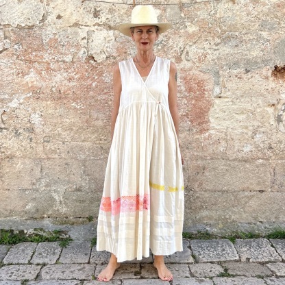 Vacation printed loose dress 232