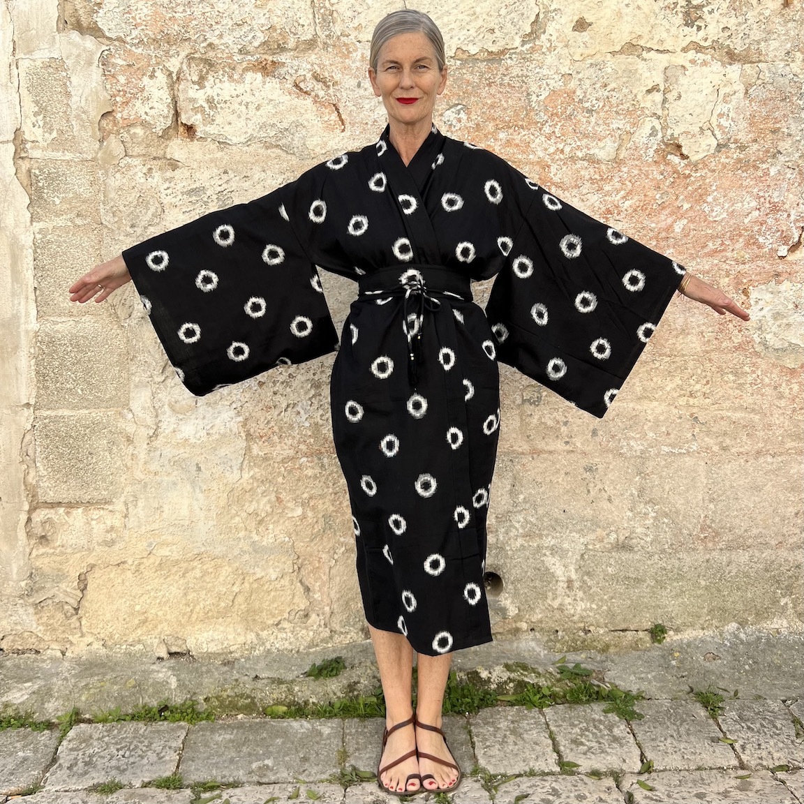 Vacation loose kimono 242