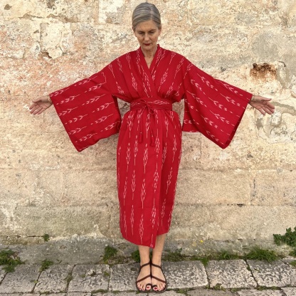 Vacation loose kimono 242