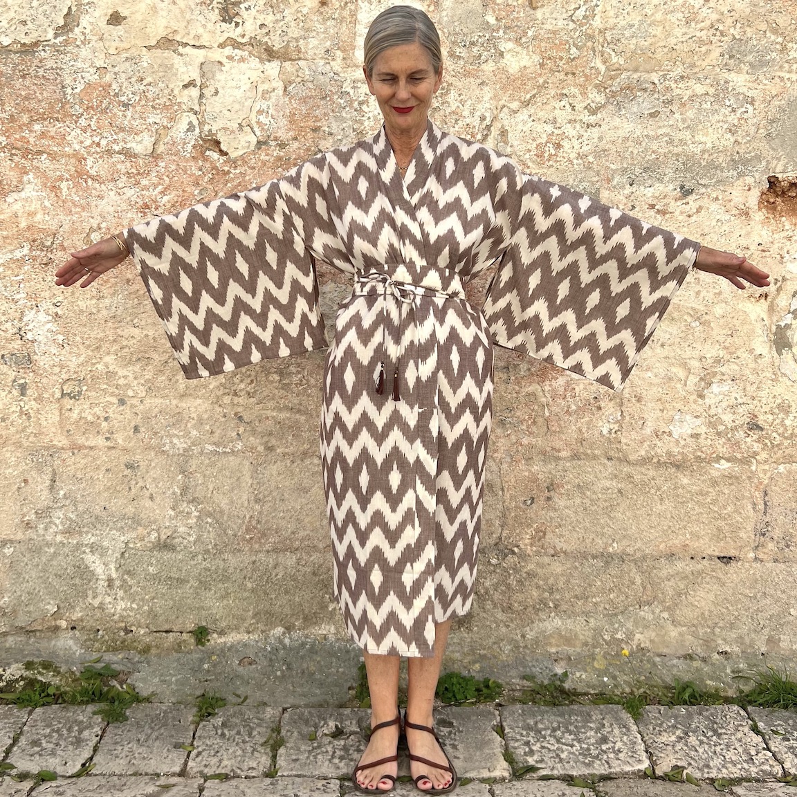 Vacation loose kimono 242