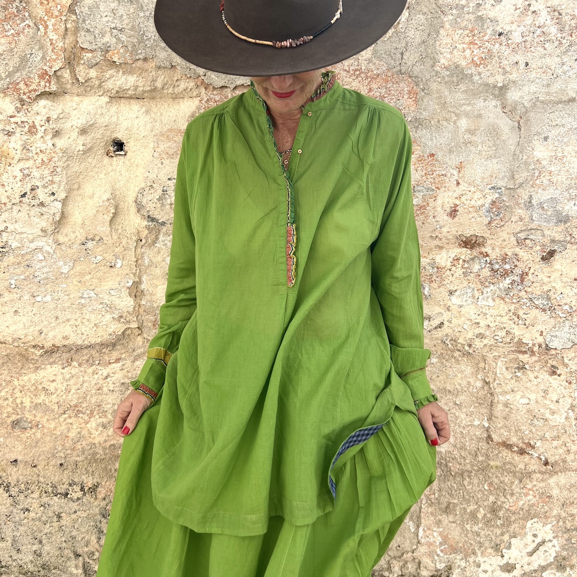 injiri cotton blouse rasa 111