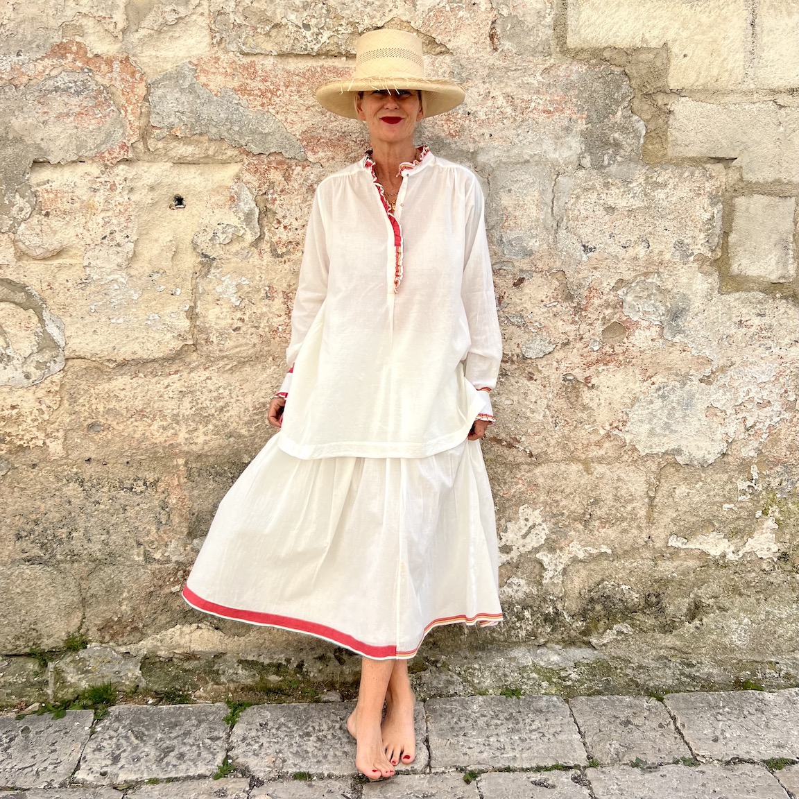 injiri cotton blouse rasa 111