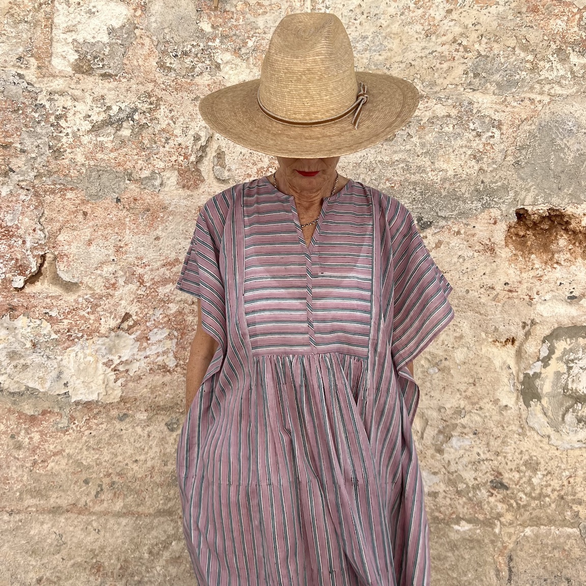Vacation loose cotton dress 243