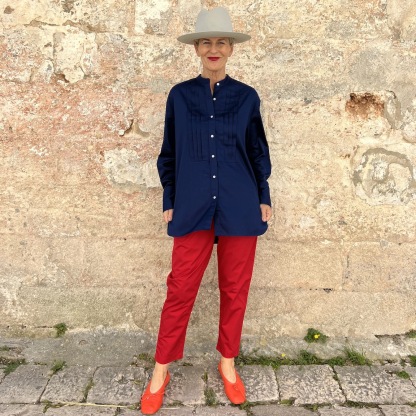 Vacation loose shirt 274