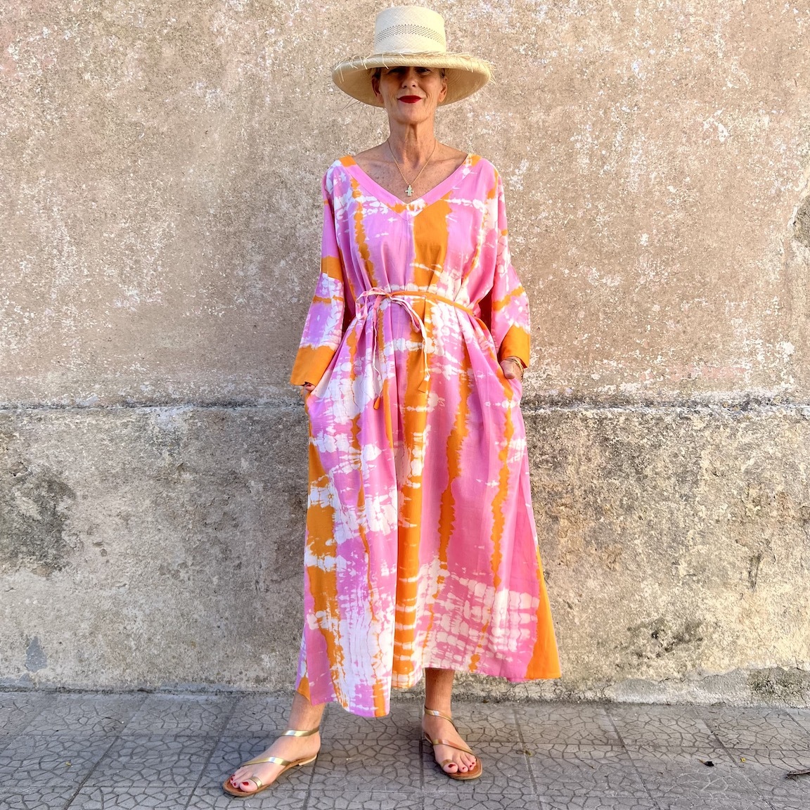 Vacation loose dress 220