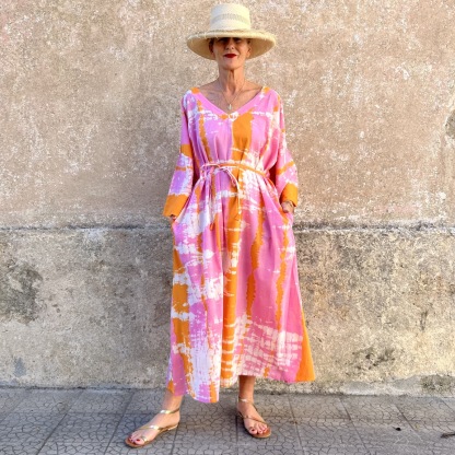 Vacation loose dress 220