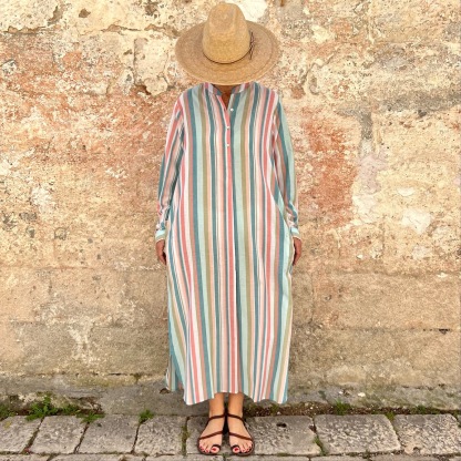 Vacation loose dress 296