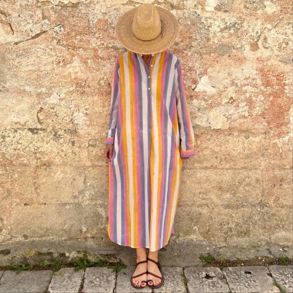 Vacation loose dress 296