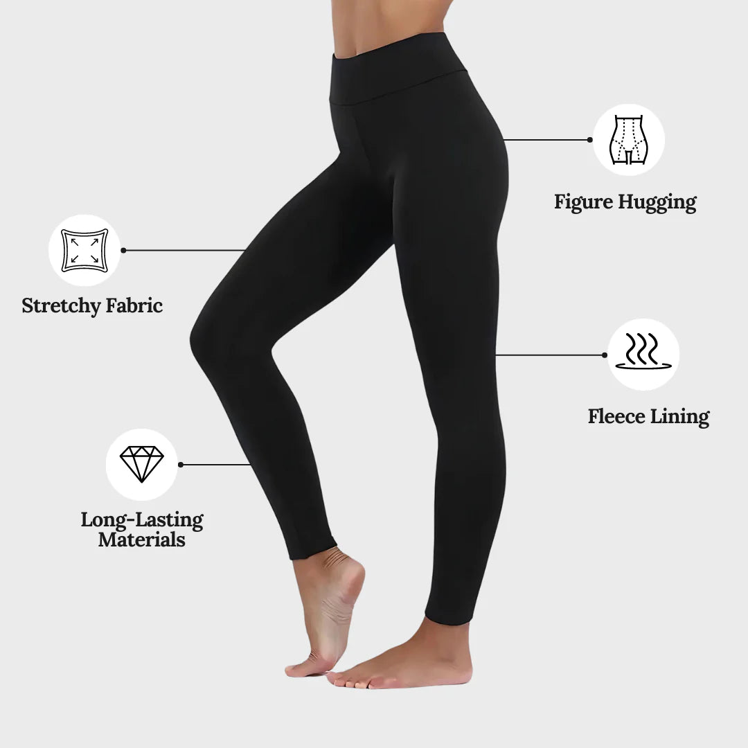 🔥 Cloudy Fleece Lined Leggings