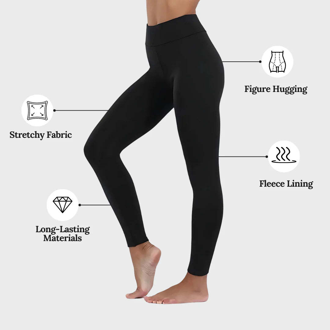 🔥 Cloudy Fleece Lined Leggings
