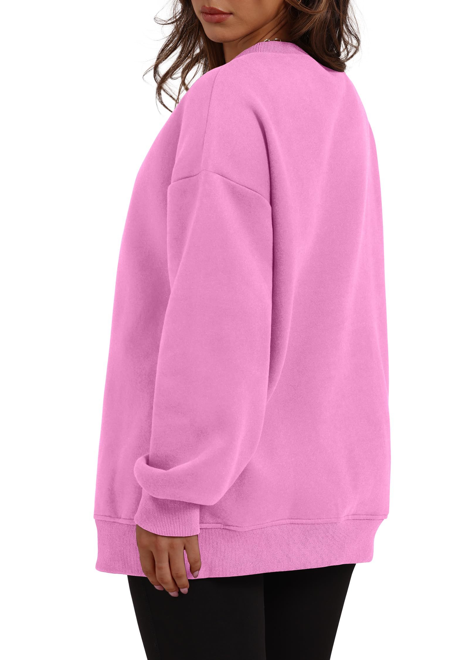 Oversized Crewneck Sweatshirts with Pockets