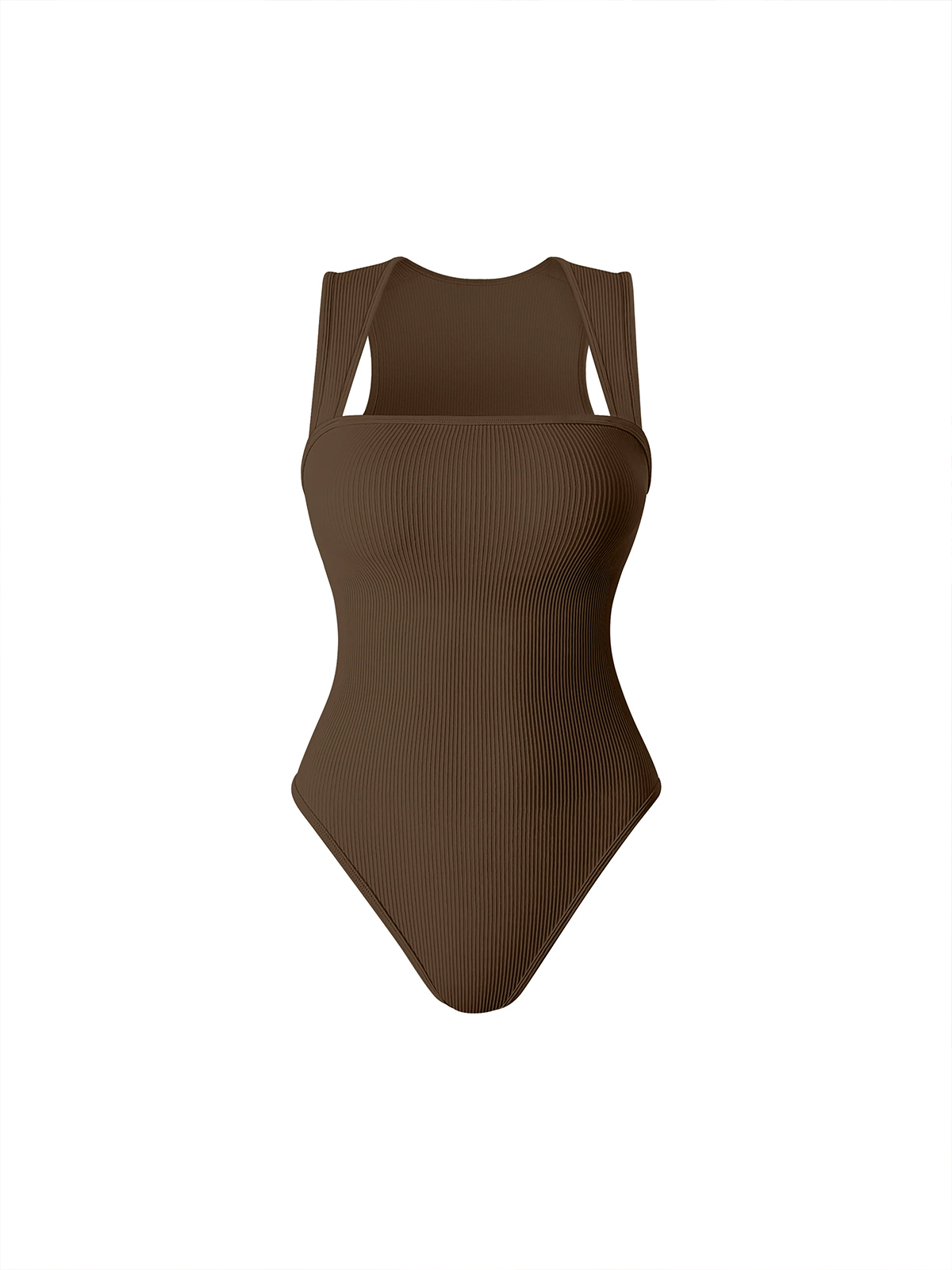 Ribbed 1pc Sleeveless Bodysuit