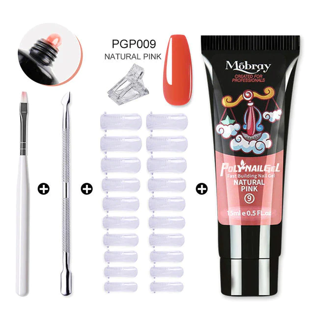 ( Promotion - 50% OFF)🎨🎨Polygel Nail Kit