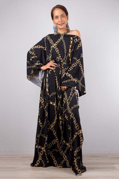 Black Kaftan Dress