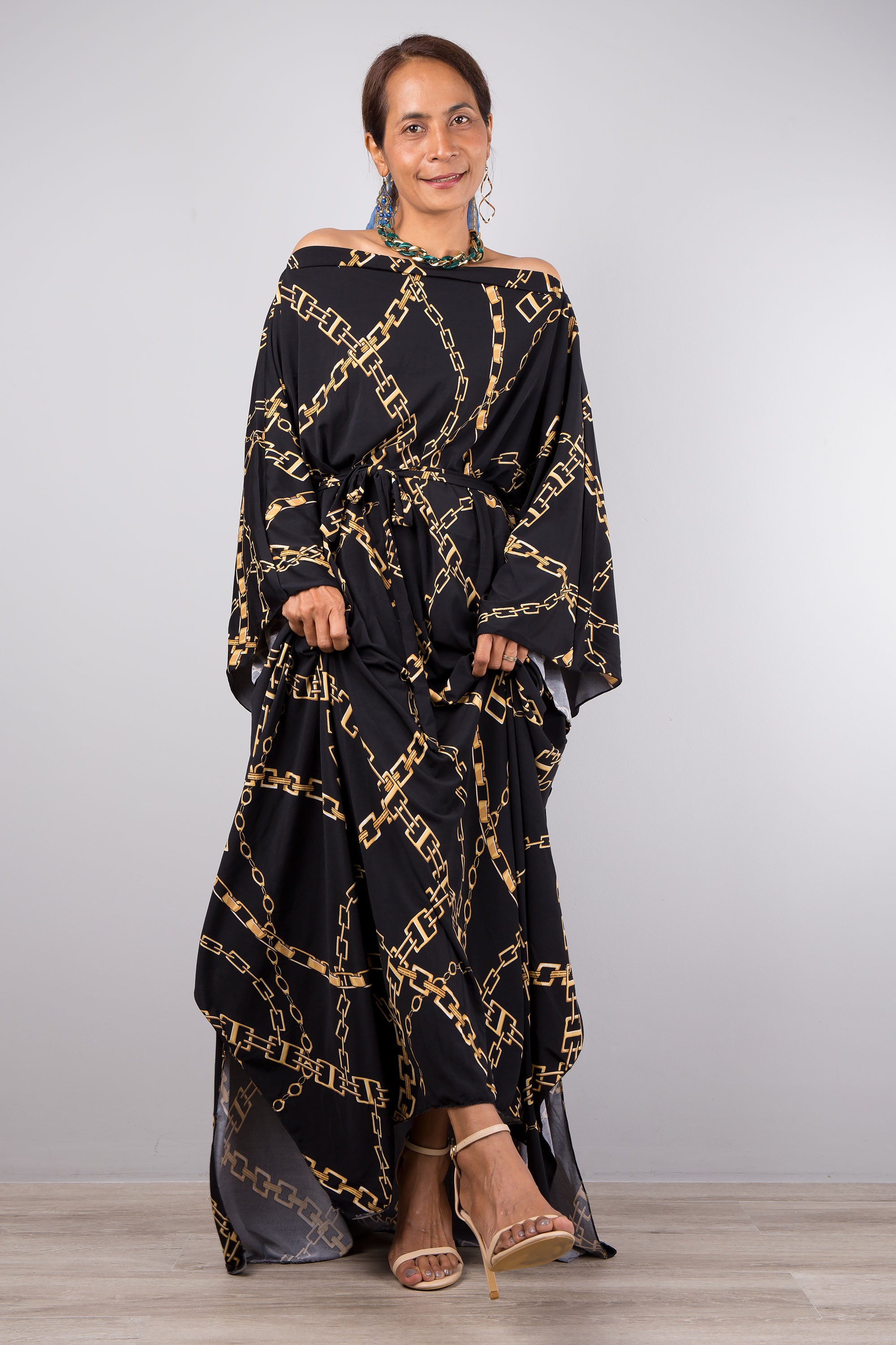 Black Kaftan Dress