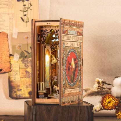 Butterfly Of Unknown Lands Book Nook 3D Wooden Puzzle