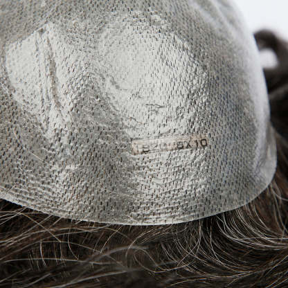 I-Skin 0.1-0.12mm Injection All Over Full Poly Soft Hair Piece For Men PU Durable Skin