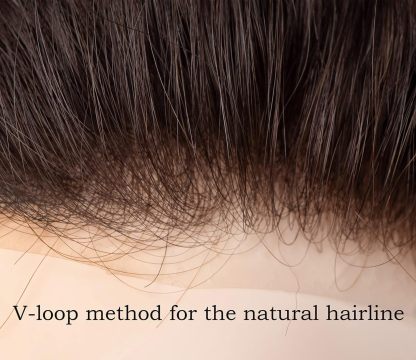 Thin Skin 0.04-0.06mm V-loop Front and Reverse Split Knot The Rest of Graft Durable  PU Skin