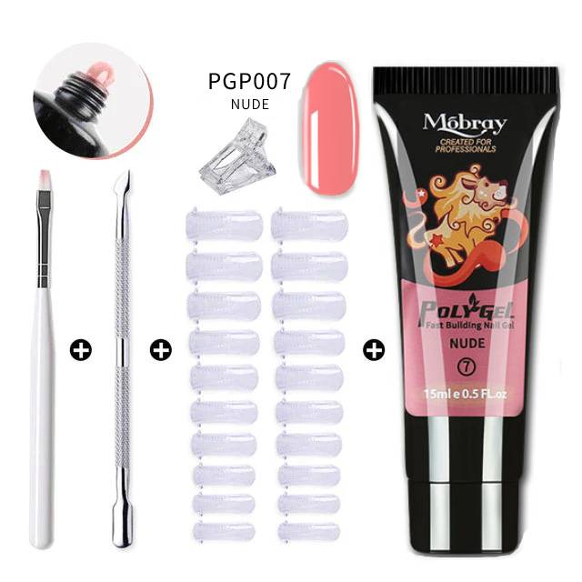 ( Promotion - 50% OFF)🎨🎨Polygel Nail Kit