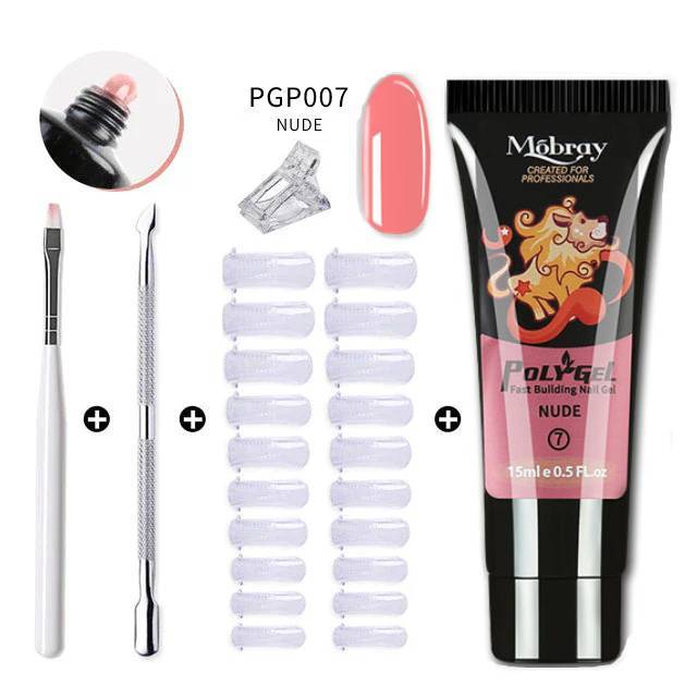 ( Promotion - 50% OFF)🎨🎨Polygel Nail Kit