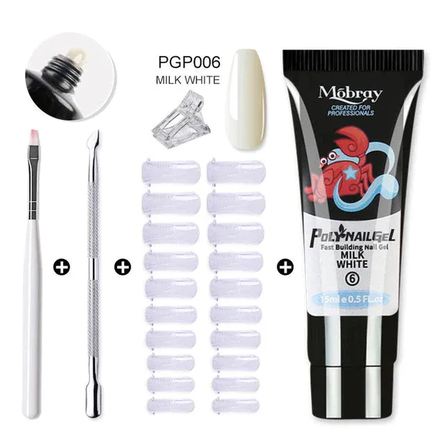 ( Promotion - 50% OFF)🎨🎨Polygel Nail Kit