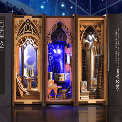 Secret Of Galaxy Book Nook 3D Wooden Puzzle