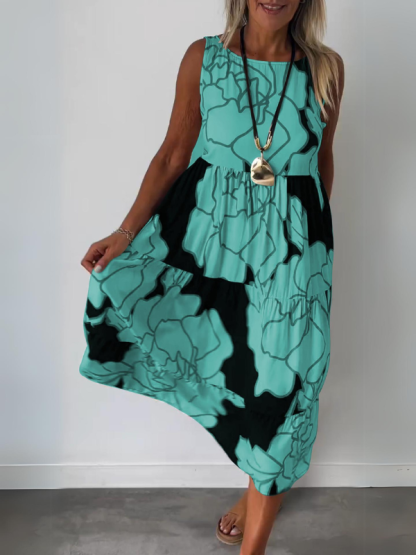 Off The Shoulder Printed Dress