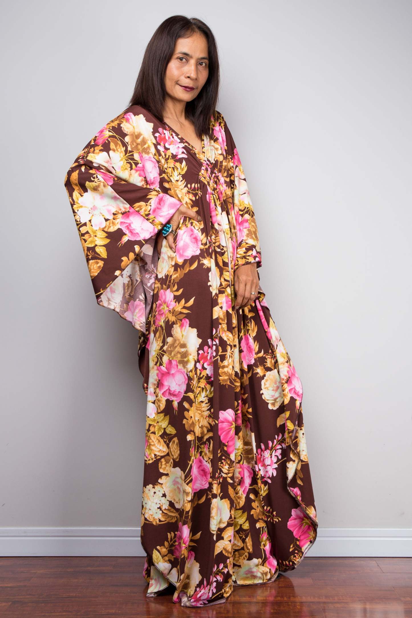 Floral Caftan Dress
