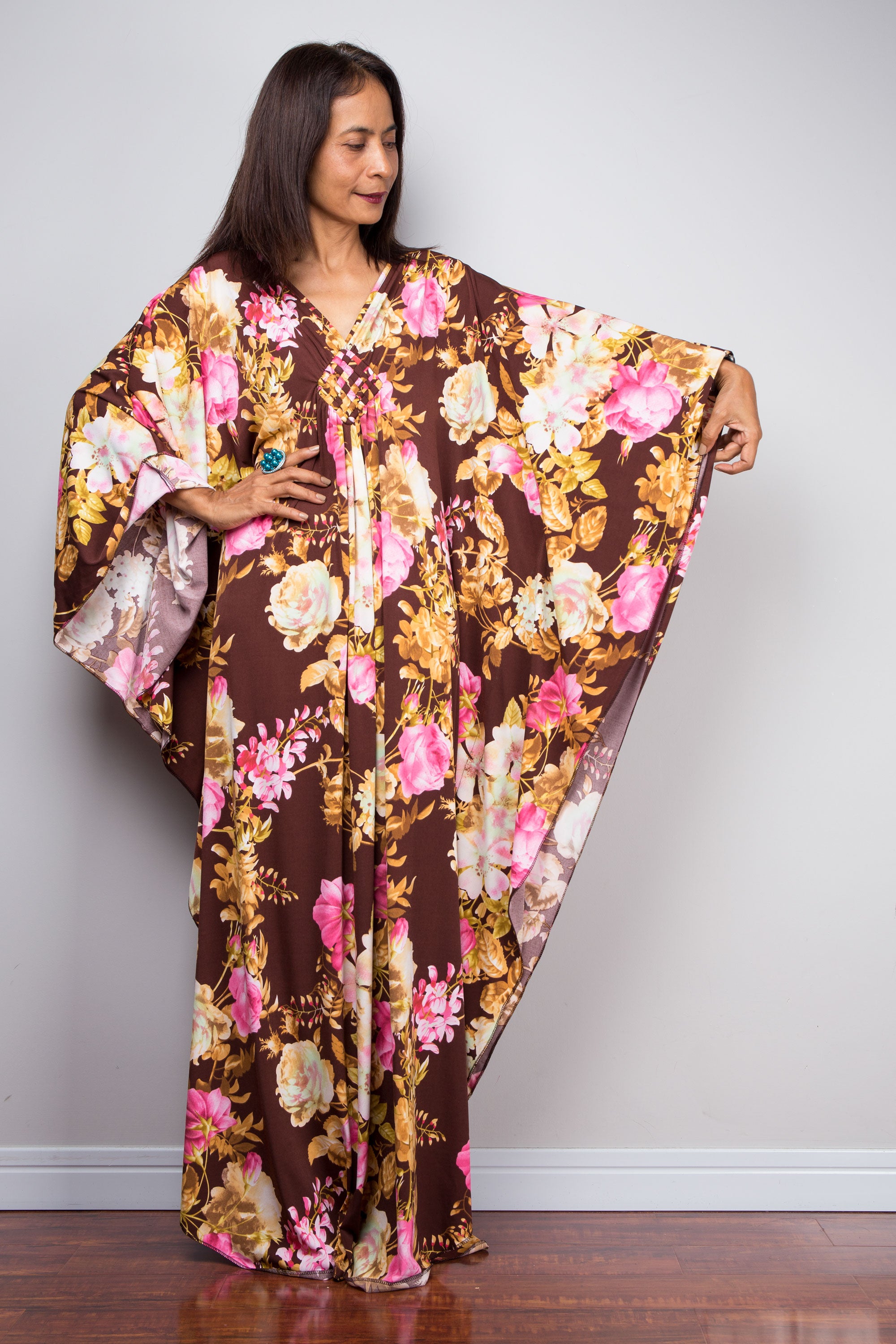 Floral Caftan Dress