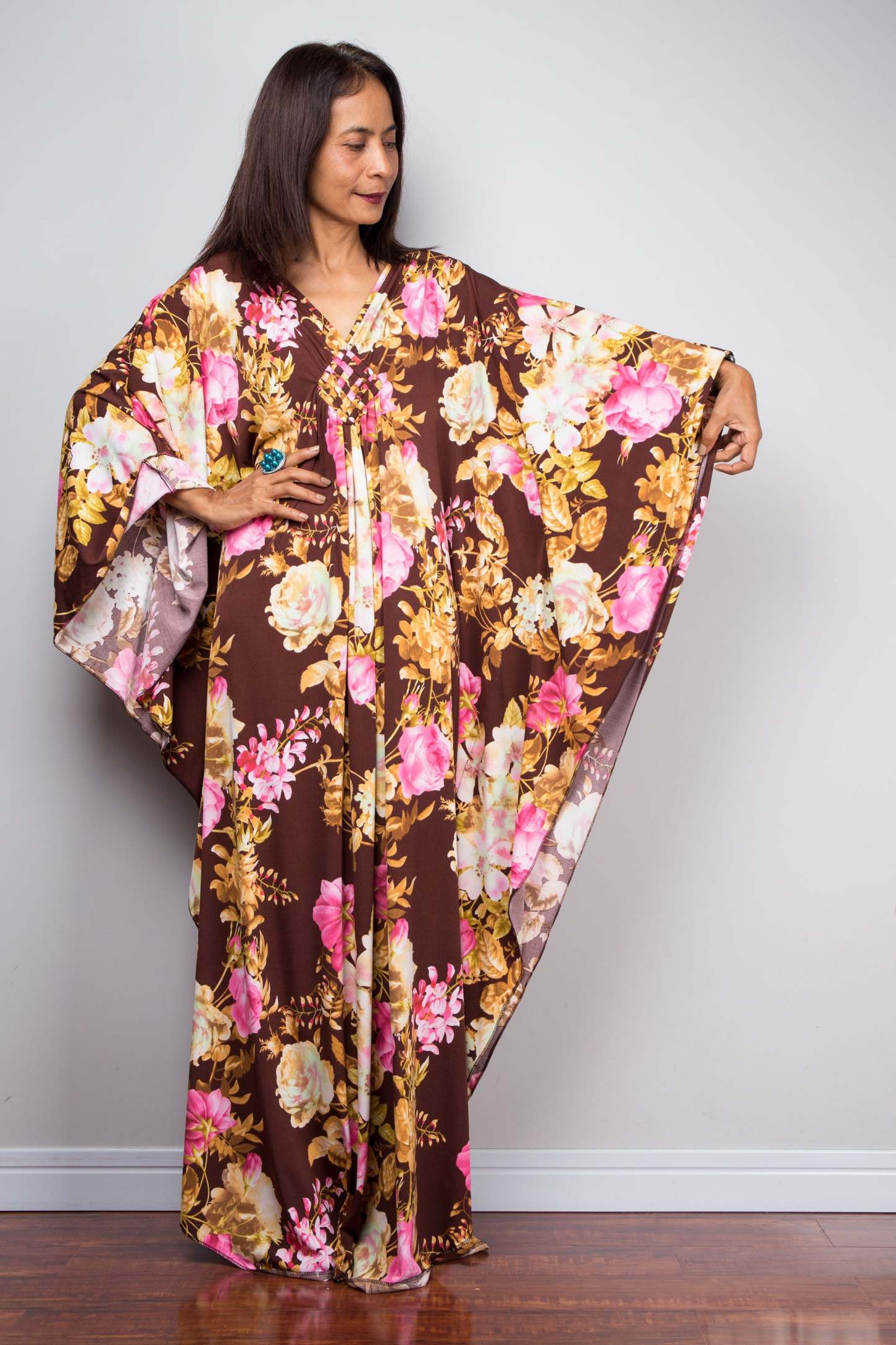 Floral Caftan Dress