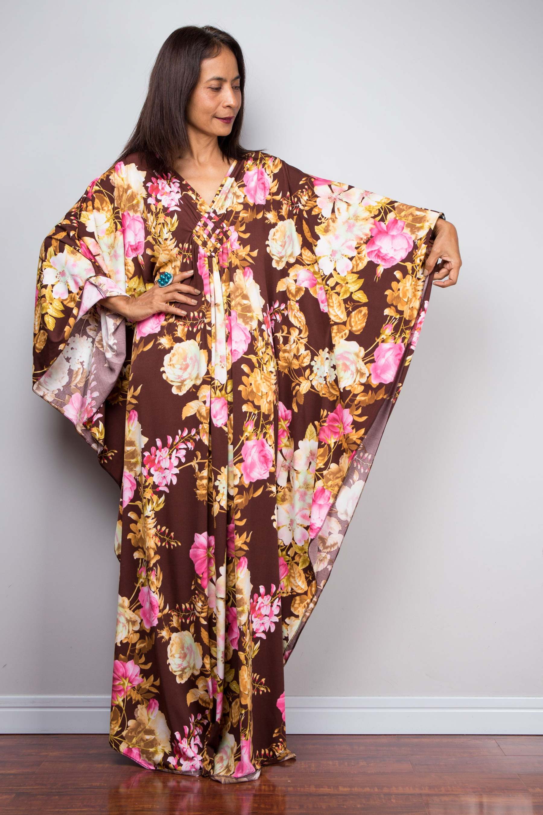 Floral Caftan Dress