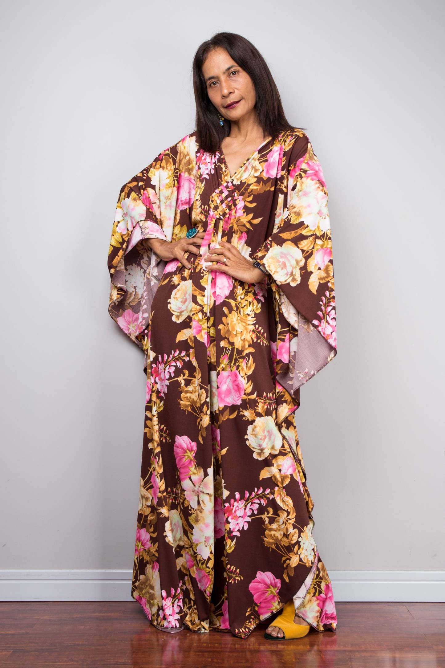 Floral Caftan Dress