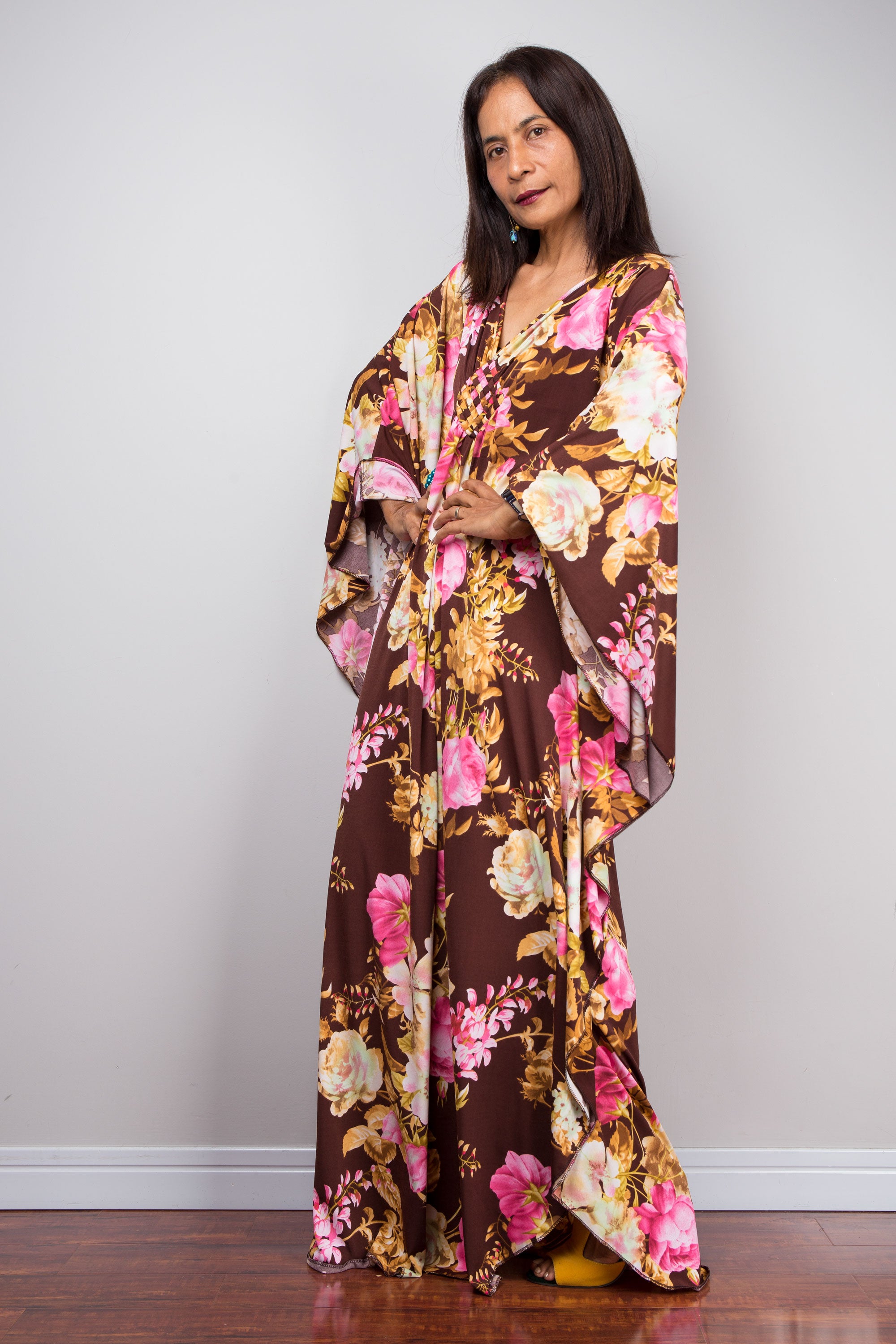 Floral Caftan Dress