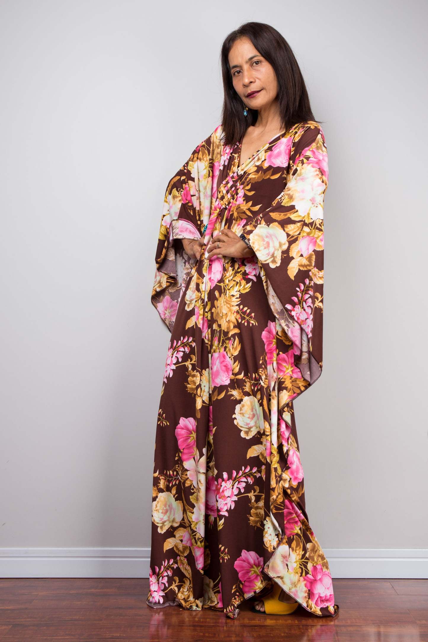 Floral Caftan Dress