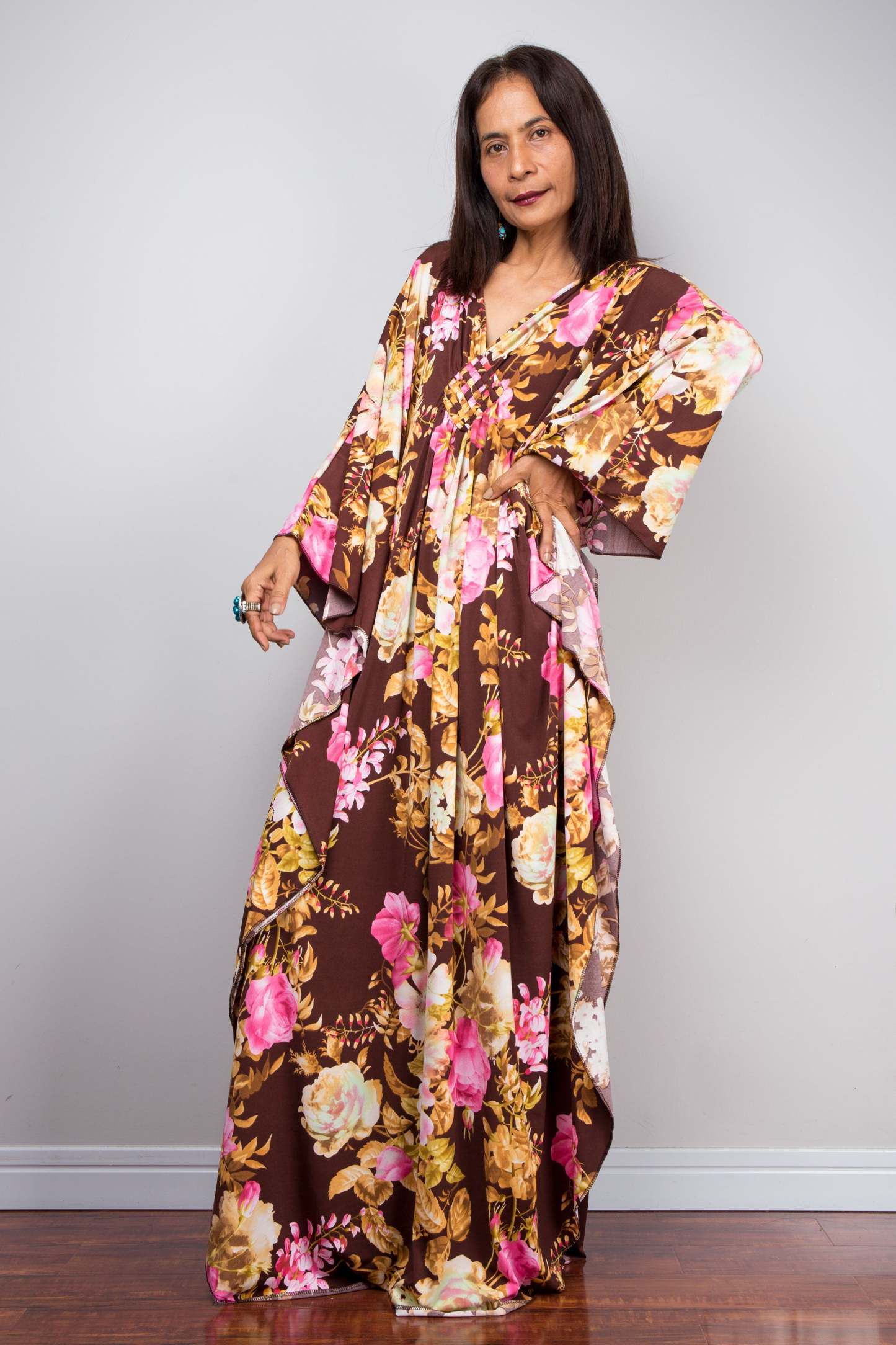Floral Caftan Dress