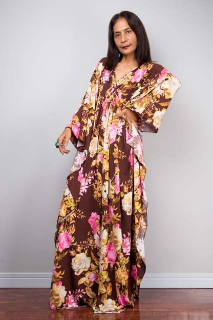 Floral Caftan Dress
