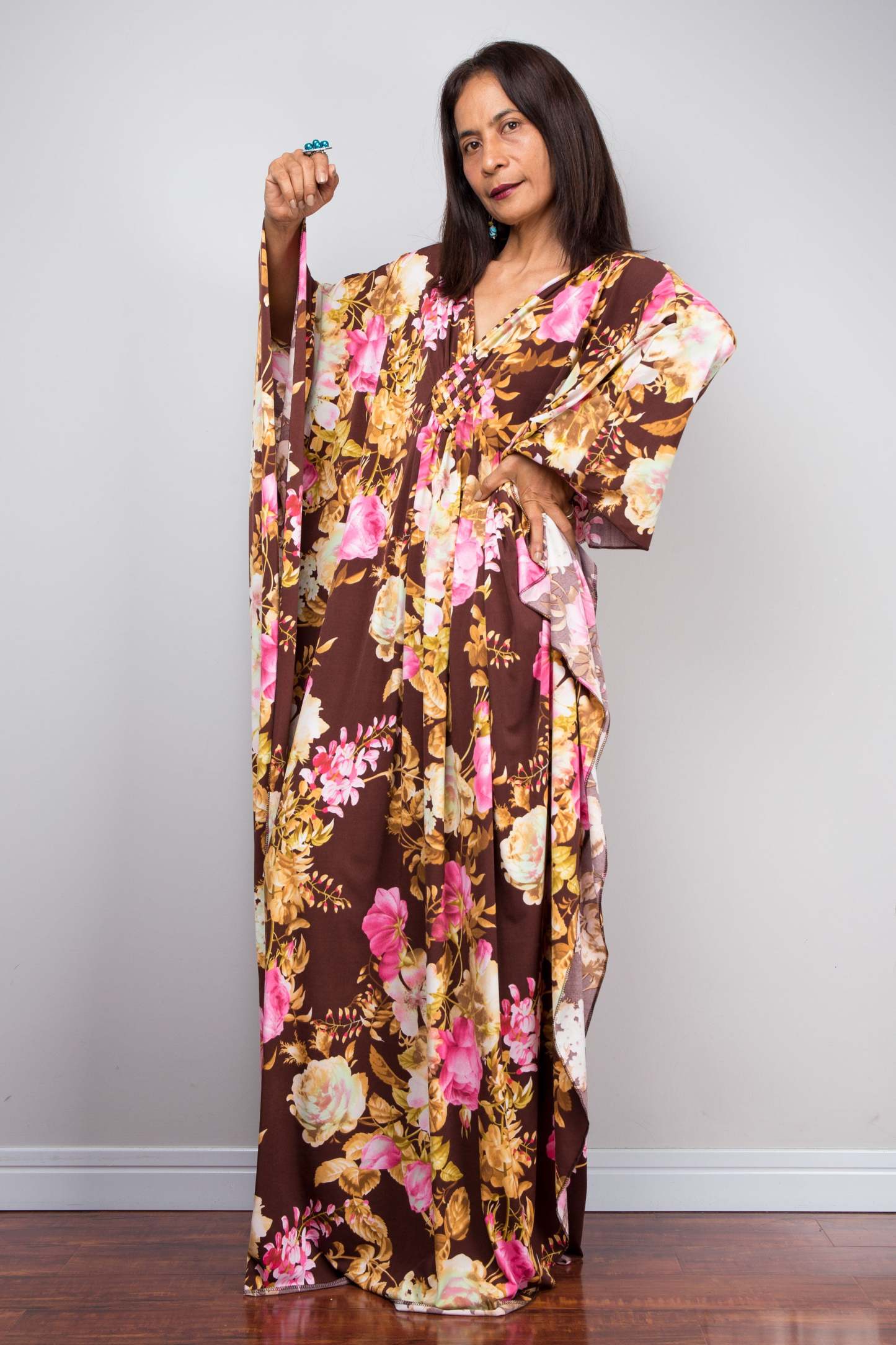 Floral Caftan Dress