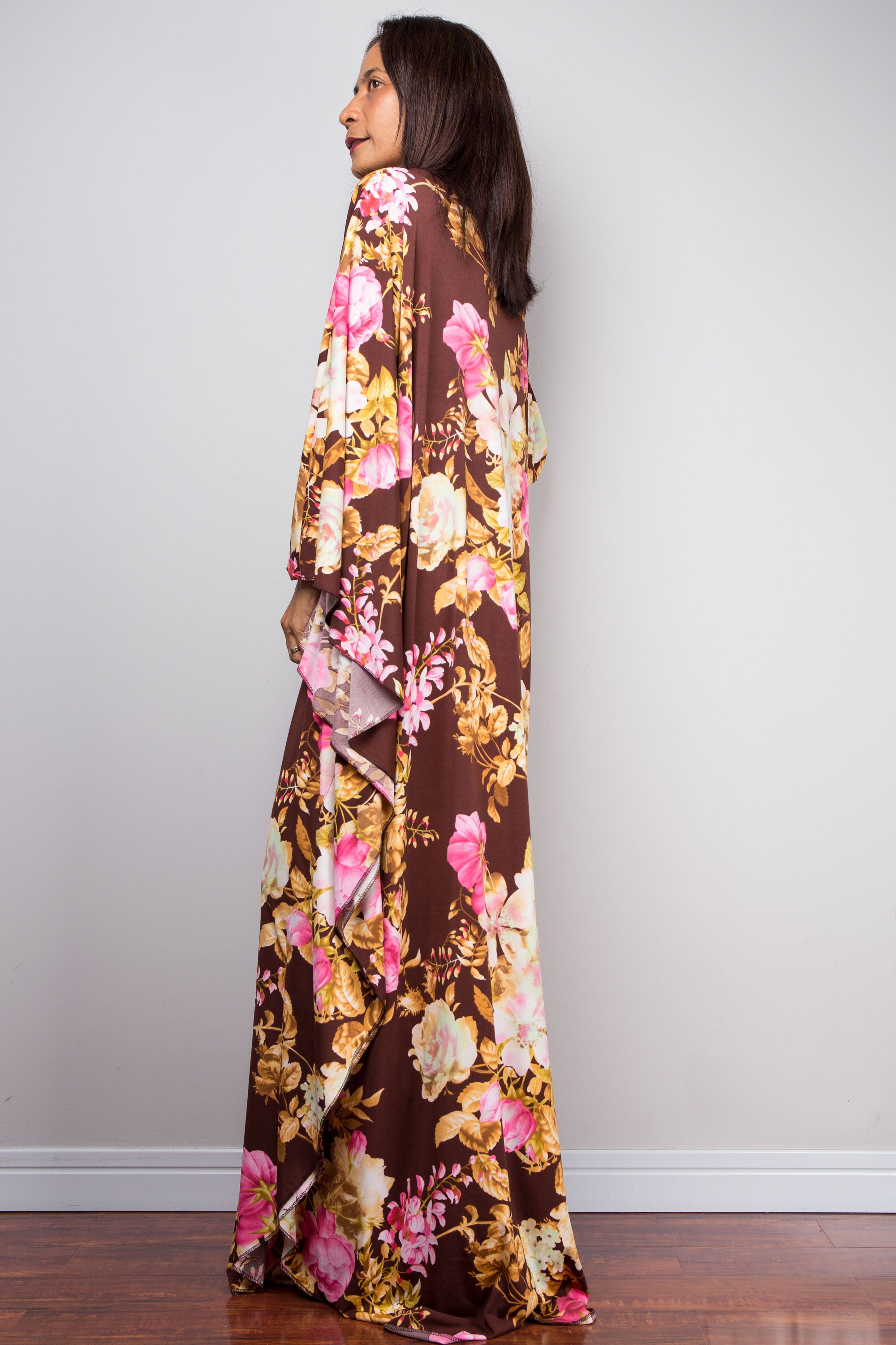 Floral Caftan Dress