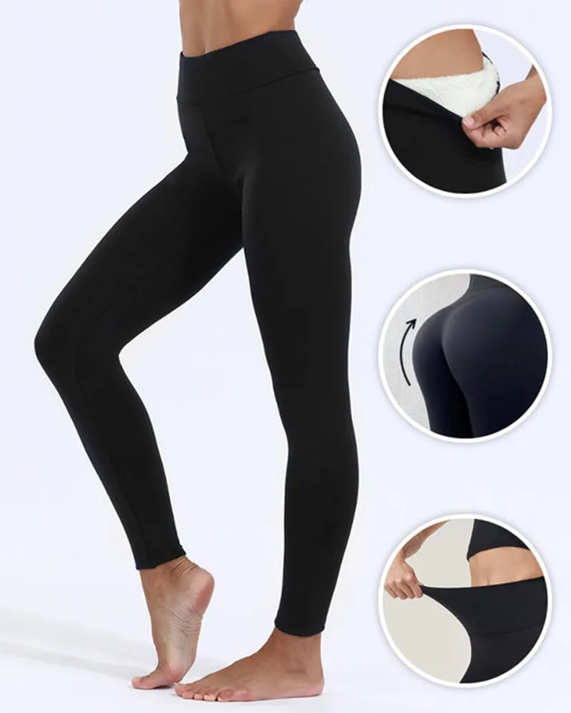 🔥 Cloudy Fleece Lined Leggings