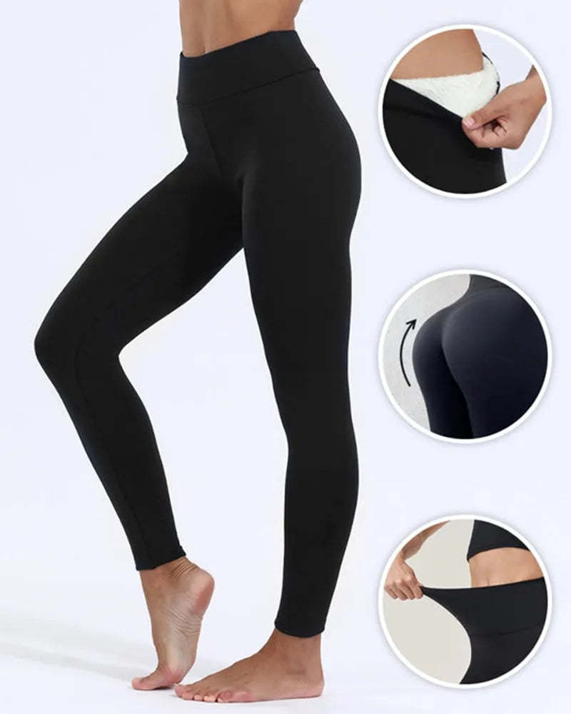 🔥 Cloudy Fleece Lined Leggings