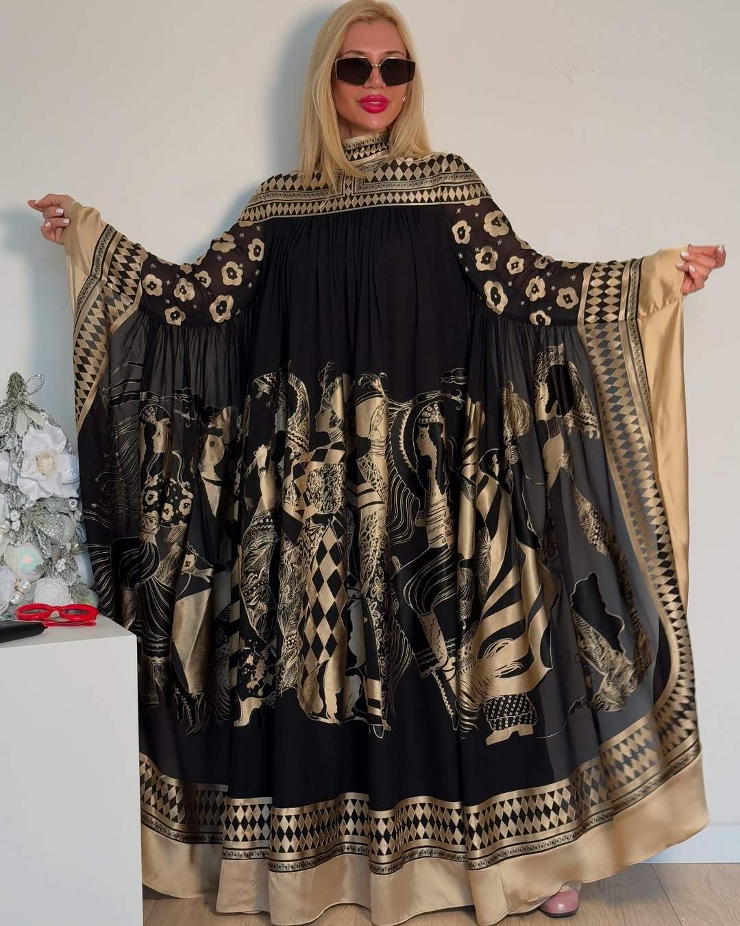 Women's Fashion Printed Ethnic Long Skirt