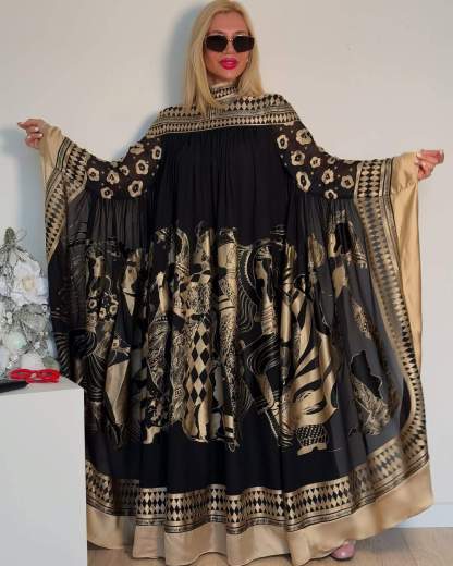 Women's Fashion Printed Ethnic Long Skirt