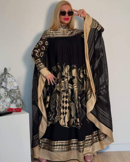 Women's Fashion Printed Ethnic Long Skirt