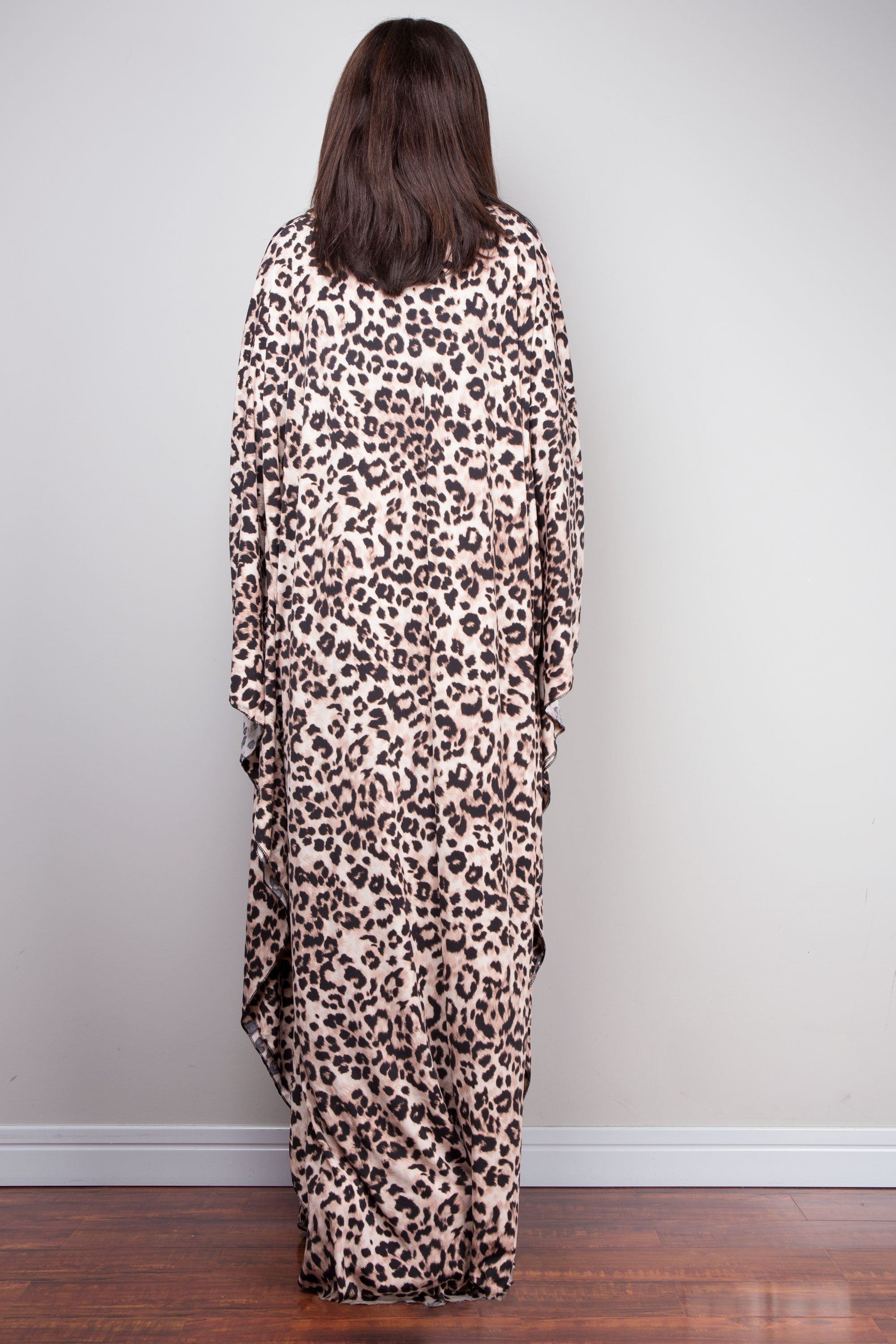 Leopard Kaftan Dress