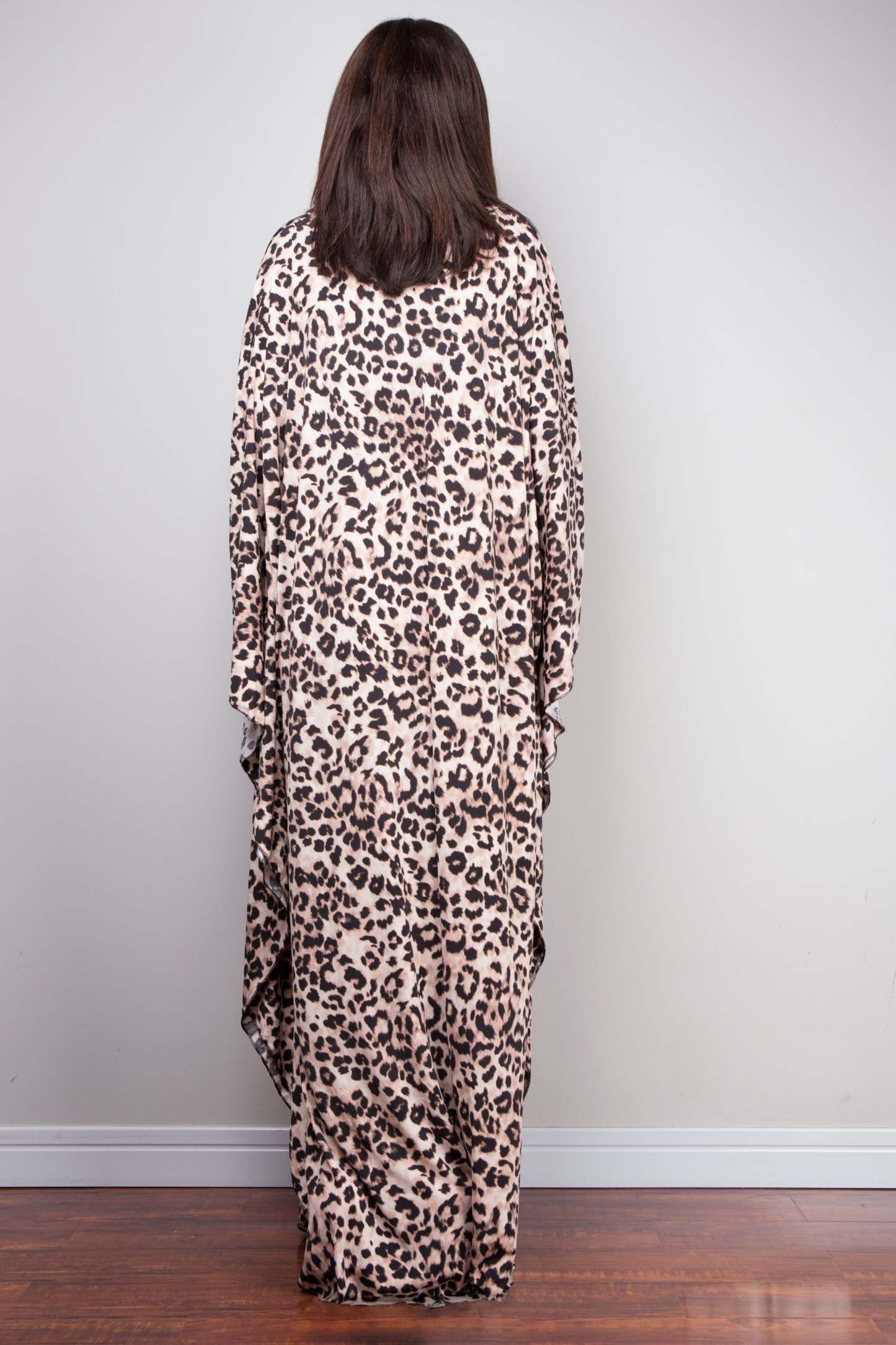 Leopard Kaftan Dress