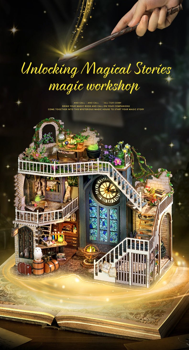 Magic Workshop Ruins Miniature Book Nook Kit