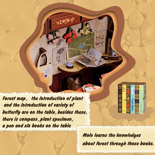 Mole's Apartment DIY Book Nook Kit