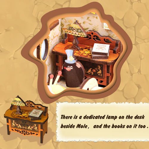 Mole's Apartment DIY Book Nook Kit