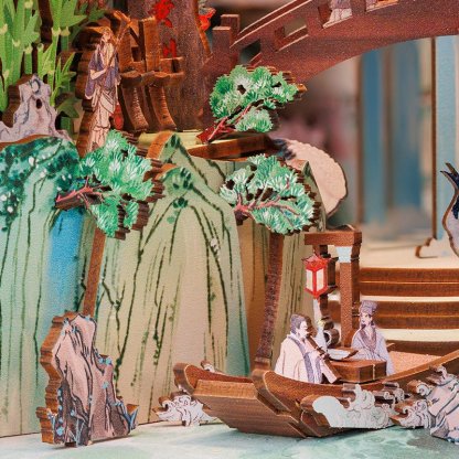 Su Dong Po's Poetic Journey DIY Book Nook